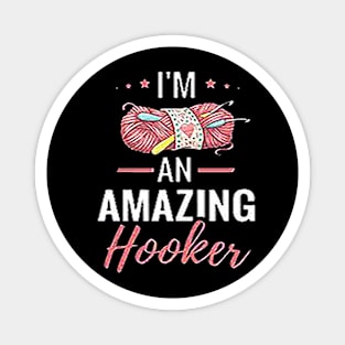 I'm An Amazing Hooker: Keep Track of Patterns, Yarns, Hooks, Designs Magnet